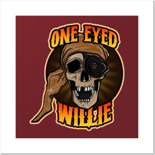 One Eyed Captain Willie Posters and Art